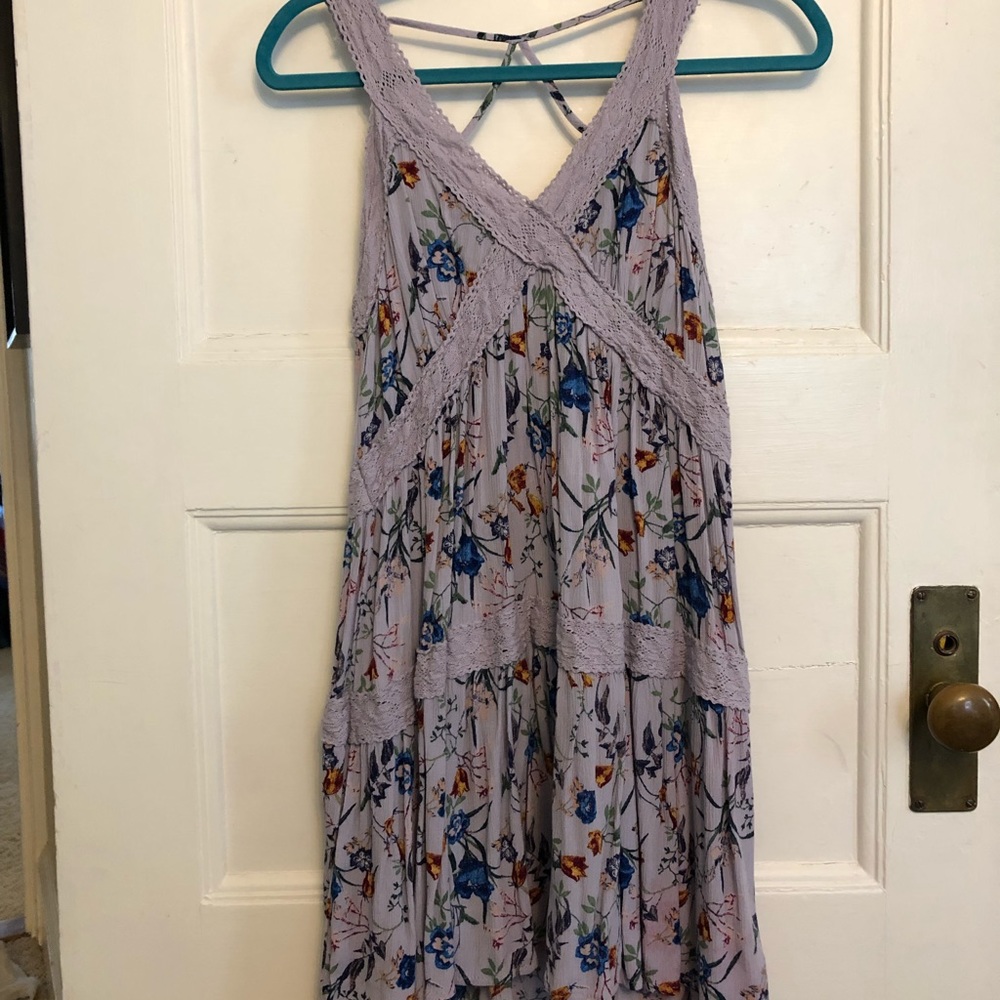 Lilac floral sundress